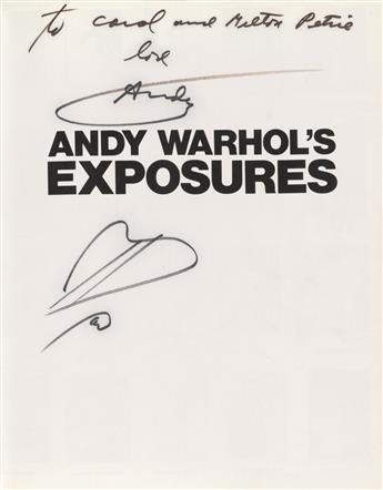 WARHOL, ANDY. Andy Warhols Exposures.